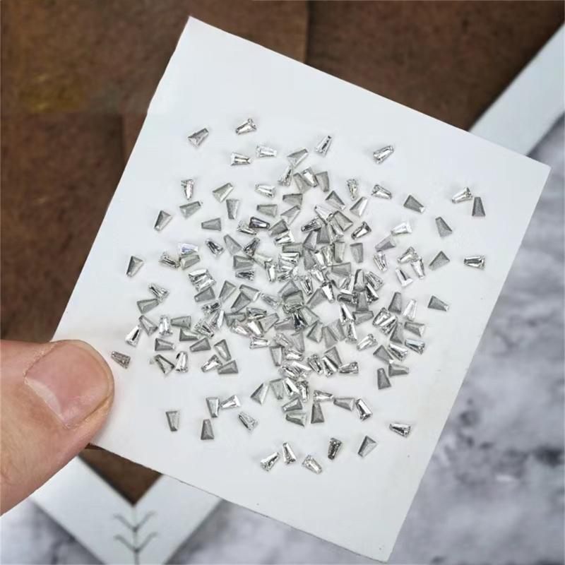 50/500 Pcs Crystal Nail Rhinestones Irregular Shaped Nail Rhinestones, Crystal Nail Charms for Nail Art Jewelry Making