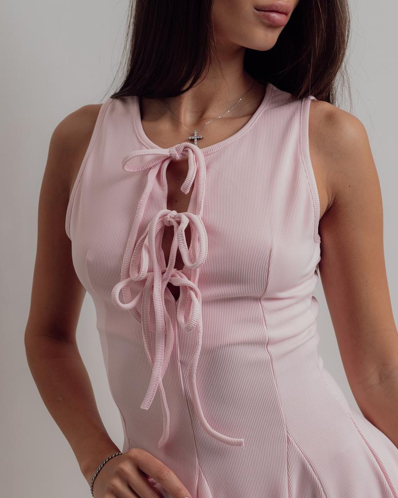 Tenisové šaty MZR 22601 S růžové