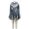 Halloween Grey Big Bad Wolf Parent-Child Costumes Adult Children Wolf Girl Animal Play Stage Performance Dress