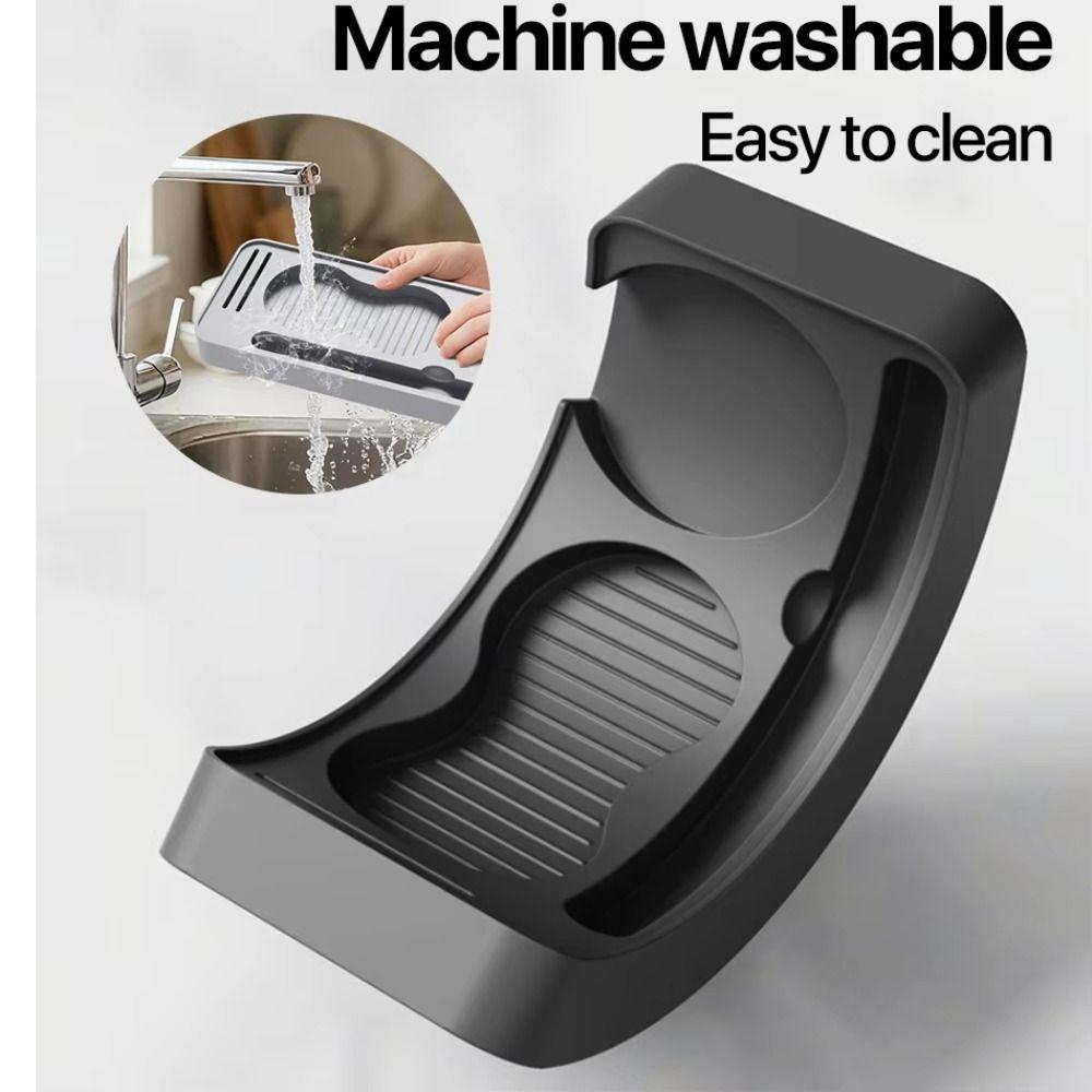 Countertops Protections Espresso Tamping Mat Powder Hammer Holder Coffee Distribution Tool