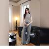 2025 Korean Style Solid Color Slim Fit Women's Short Sleeve T-Shirt