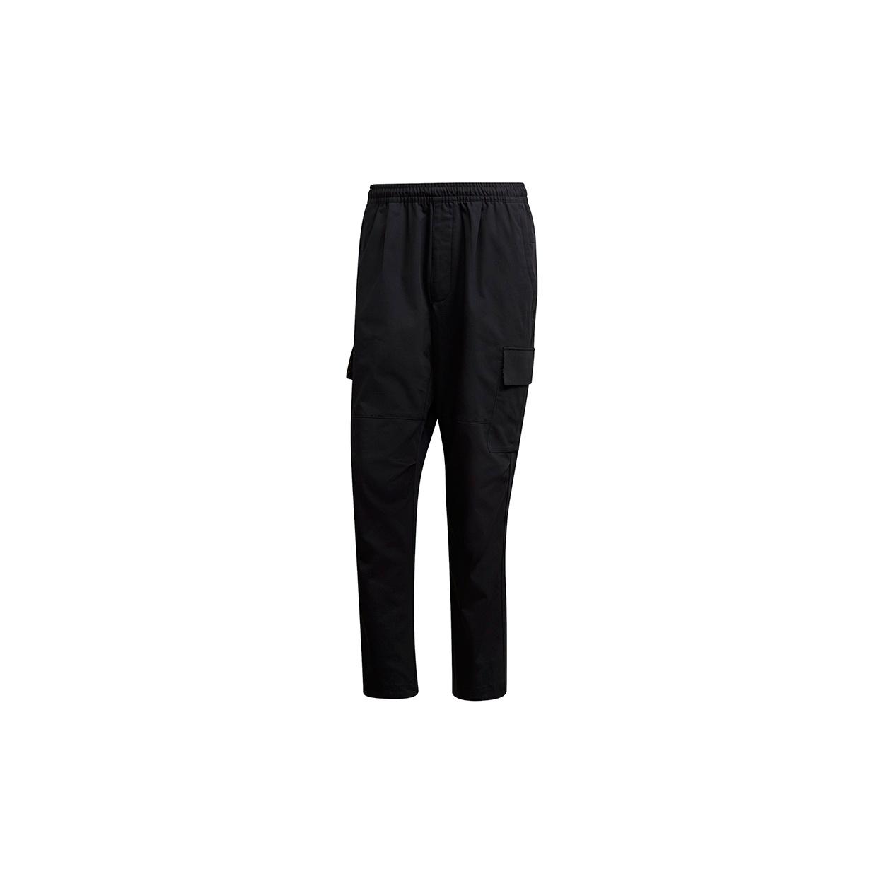 adidas 70 Twill Cargo Sports Stylish Woven Long Pants Black Men s FS8973 M