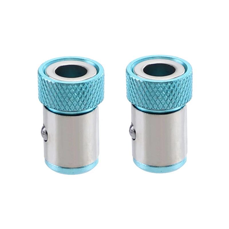 1/2/3pcs Magnetic Ring Cross Phillips Screwdriver Bit Holder 6.35mm 1/4 Universal Alloy Anti-corrosion Strong Magnetizer