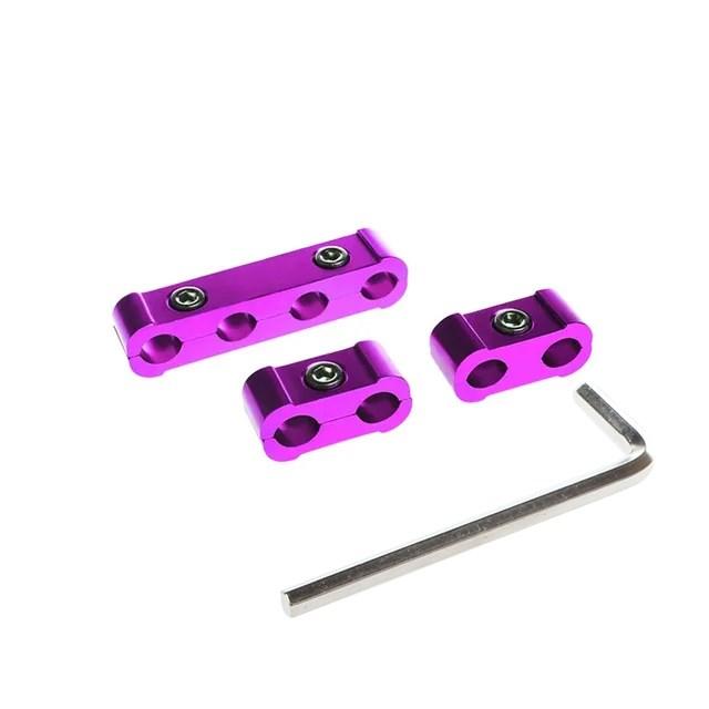 3pcs Car Spark Plug Electrical Wire Clamp Separator Line Ignition Cable Clip Divider Organizer Clamp Kit For 8MM/9MM/10MM