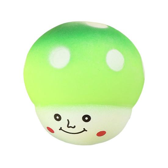 

Squeeze Toy Mushroom Shape Slow Rebound Decompression Toy Bright Color Stress Relief Ball Desktop Ornament