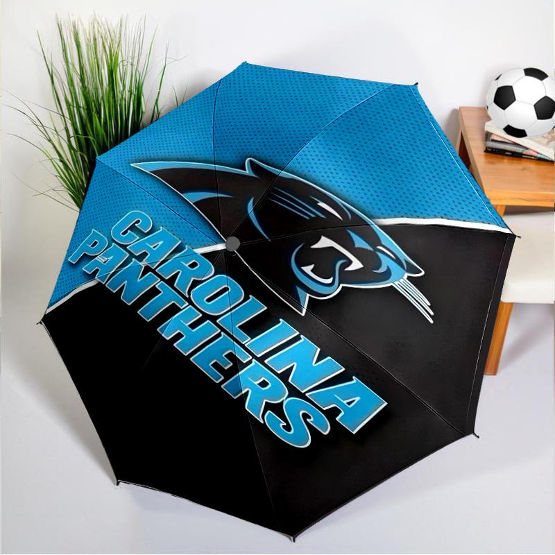 Panthers Helmet Umbrella 8-Frame for Travel, Camping, Casual Lightweight Portable Umbrella, Essential for Every Family Holidays Gift