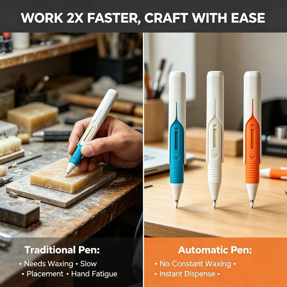 DIY Automatischer Diamantmalstift Tragbarer Diamantkunst-Stylus Bastelbedarf