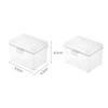 1/2Pcs Card Storage Box For Game Cards Trading Cards Sports Cards Playing Card Case Clear Stackable Card Storage Box