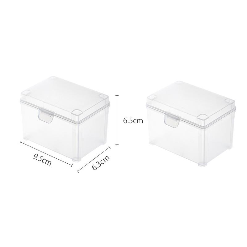 1/2Pcs Card Storage Box For Game Cards Trading Cards Sports Cards Playing Card Case Clear Stackable Card Storage Box