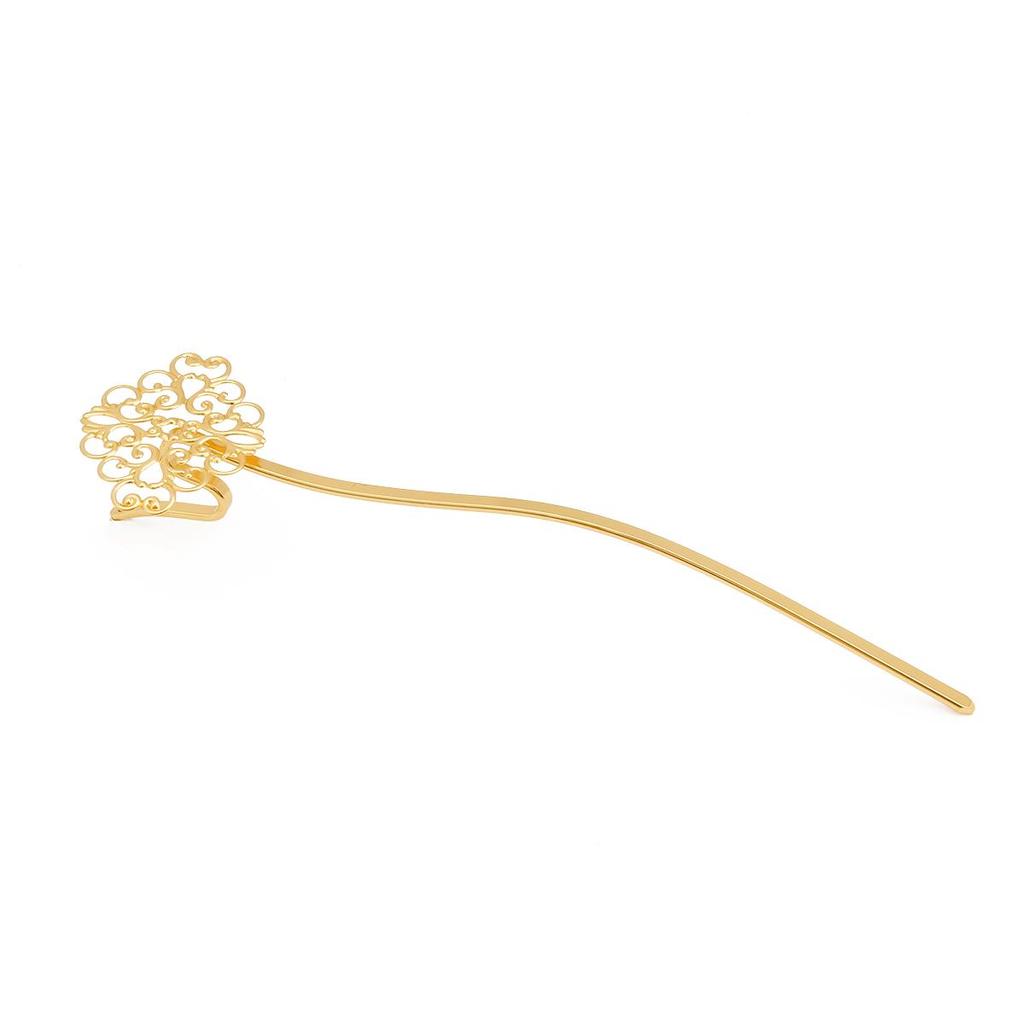 Antique Accessory Copper Snake Shaped Flowing Cloud Hairpin For DIY Jewelry Making Craft