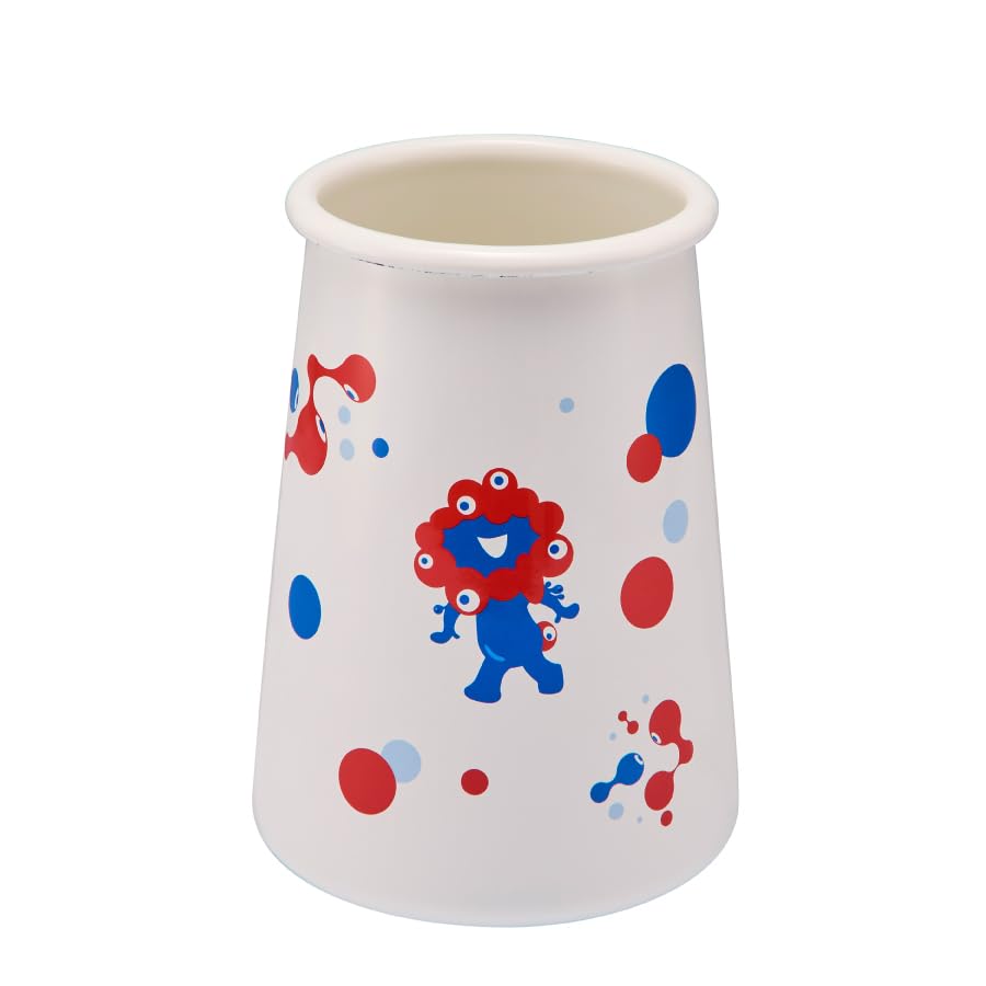 

ЭКСПО 2025 Myakumyaku Эмалированная подставка для инструментов YTH019 1100 мл Подставка для кухонных инструментов Хранение инструментов Эмаль Эмаль Кухонная столешница Не падает Обеденный стол