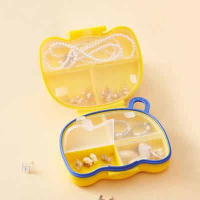 7-Day Portable Cartoon Pill Organizer Compact Medication Divider Box With Individual Compartments For Daily Use