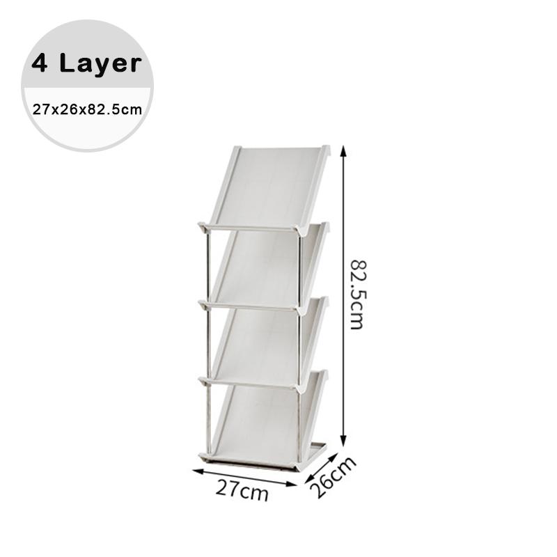 Plastic Shoe Rack Multi-Layer Stackable Shoe Organizer DIY Thickened Space Saving Shoe Shelf Home Storage Shoe Cabinet