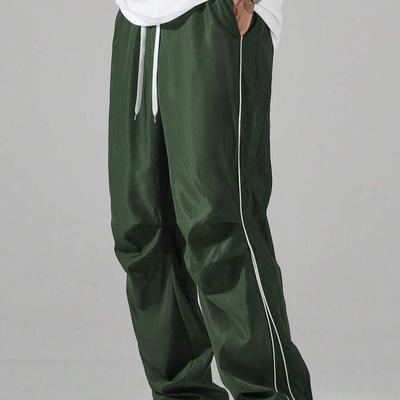 High Street Charge Fallschirmjägerhose Frühling und Sommer Herren Neue Amerikanische Gestreifte Schnelltrocknende Werkzeug-Sport-Freizeithose