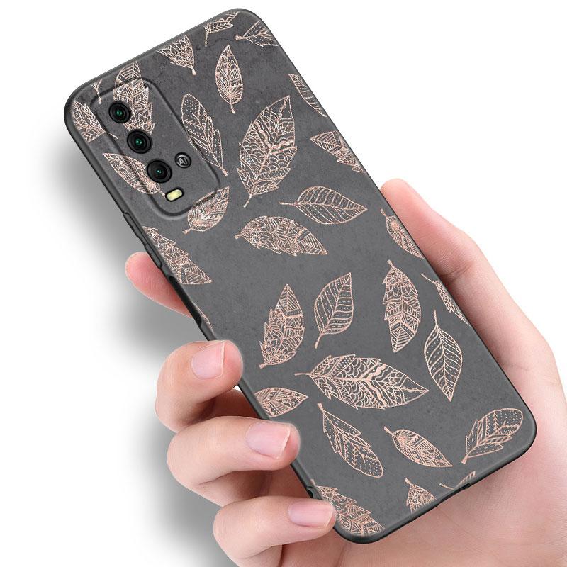 Beautiful Rose Bling Picture Phone Case For Xiaomi Redmi Note 5 6 9T K20 K40 K50 Pro 7A 8A 9A 9C 9i 10A 10C A1 S2 Black Cover
