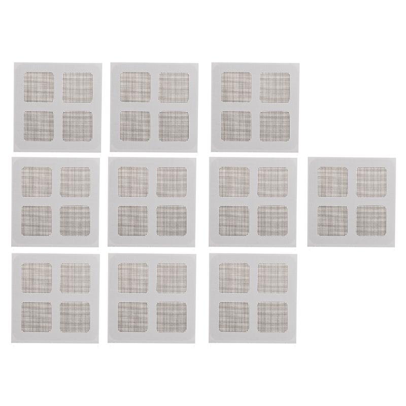 Window Screen Repair Tape 10cmx10cm Net Curtain Door Screen Repair Patches Keep Screens Intact