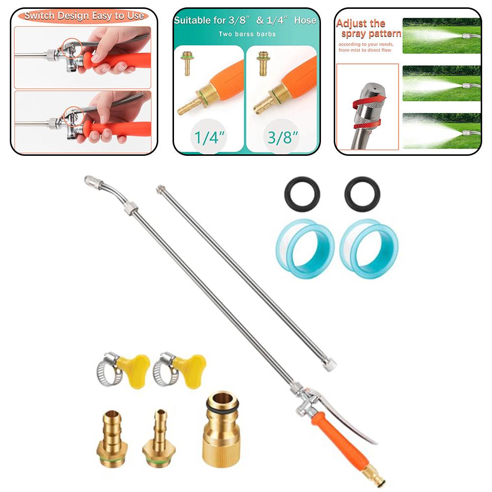 

Convenient 44 Inch Spray Wand with Lockable Switch Handle Reduced Fatigue