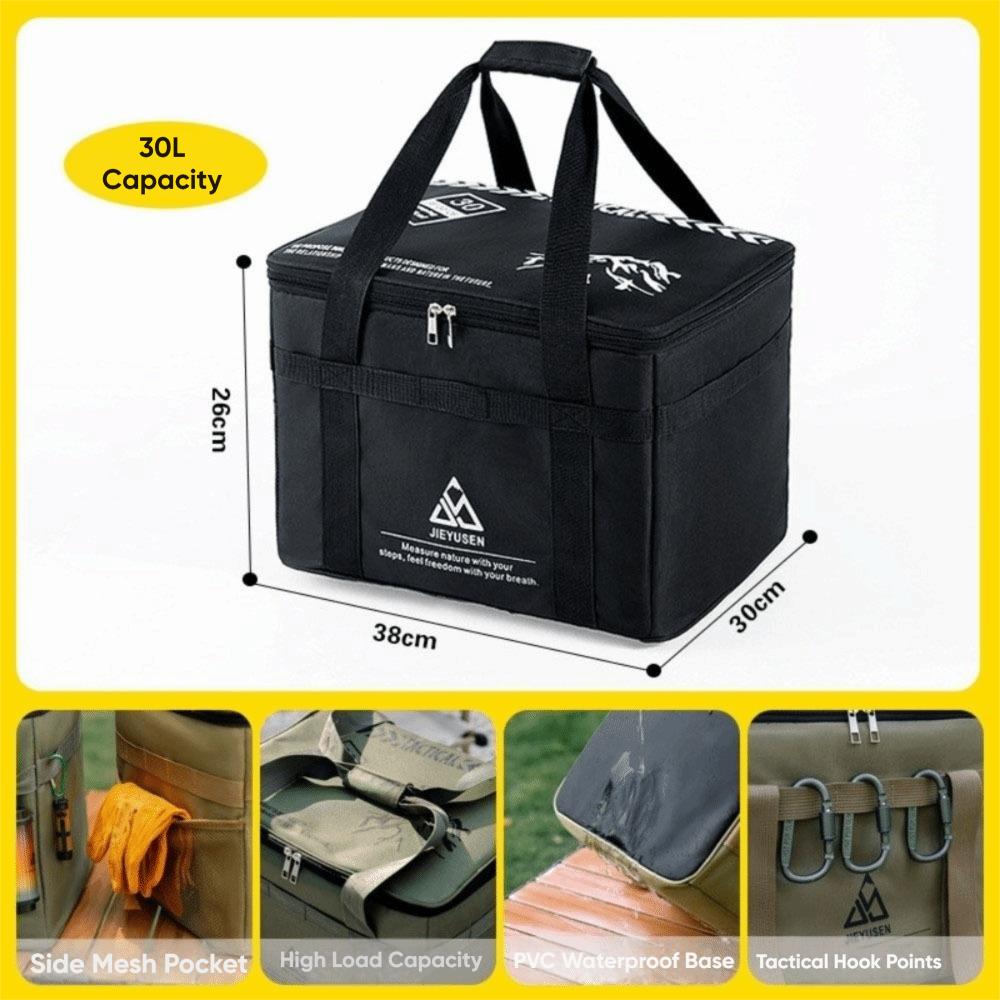 Large Capacity Camping Gear Organizer Portable Outdoor Equipment Bag Outdoor Camping
