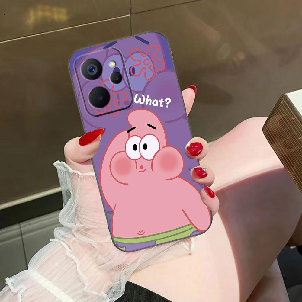 P-Patrick Star S-Spongebob Phone Case For OPPO Realme 5 15 15T 14 13 12 11 10 9 9I 8 8I 7 7I 6 Pro Plus Case Funda Shell Cover