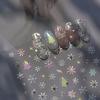 Tomoni Crystal Snowflake Nail Stickers for Kids - Festive Nail Art Decorative Stickers