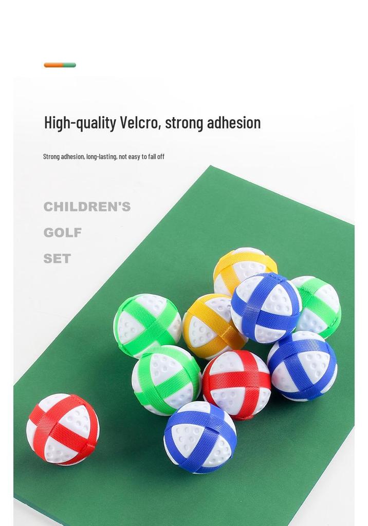 Children's Thickened Golf Mat Set: Indoor/Outdoor Play with Clubs