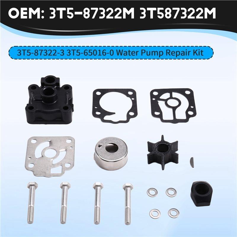 Water Pump Repair Kit- For Nissan Tohatsu Outboard Motor 40HP 50HP 3T5-87322-3 3T5-65016-0 3T5-87322M 3T587322M