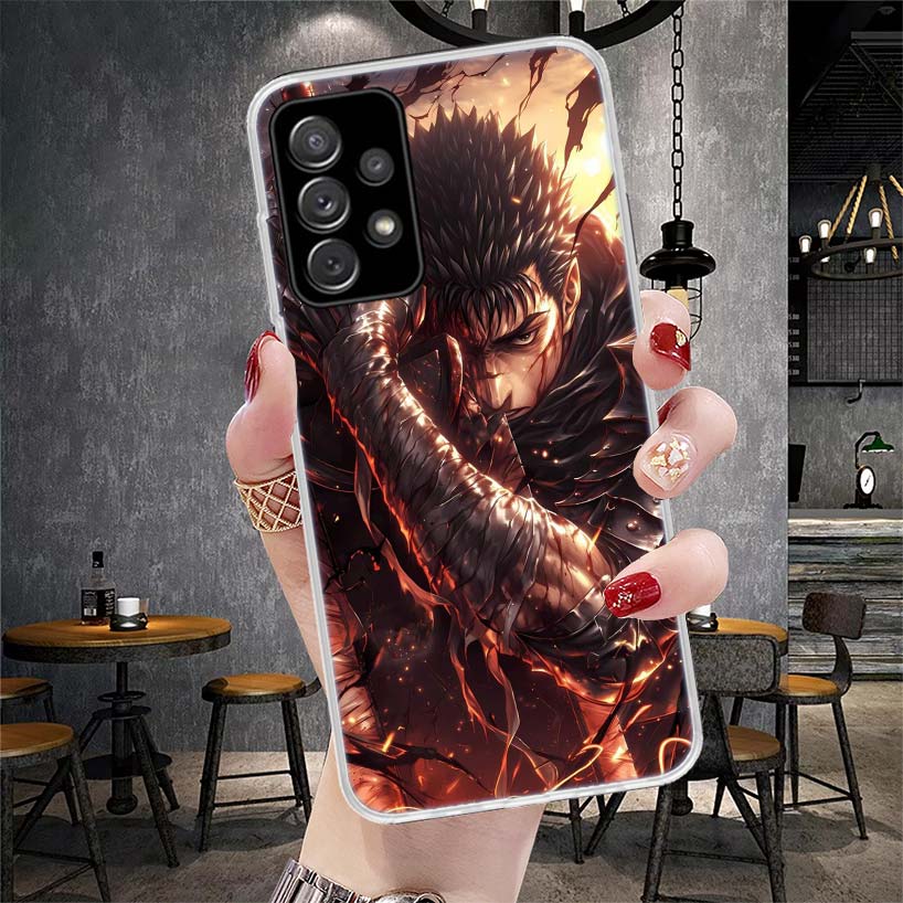 G-Guts B-Berserks Anime Soft Phone Case For Samsung Galaxy S22 S23 S24 S25 Edge S26 Ultra S20 FE S21 Plus + Fundas Coque Galaxy
