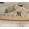 Pre-owned MLB Playball Mule Monogram 32SHSM111-50W-P26084264986403