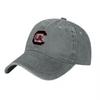 South Carolina Gamecocks Washed Canvas Baseball Cap with Embroidered Logo and Adjustable Fit for Casual Wear