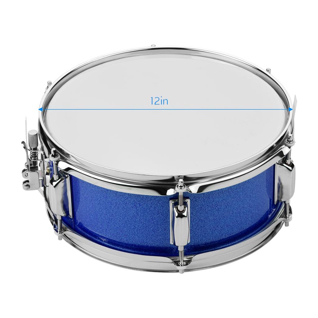 12inch Snare Drum Head with Drumsticks Shoulder Strap Drum Key for Student Band