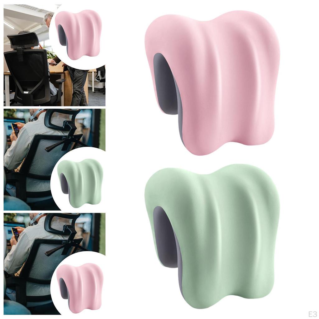 Desk Pillow with Memory Foam Neck Support, Washable Cover And Non Slip Features