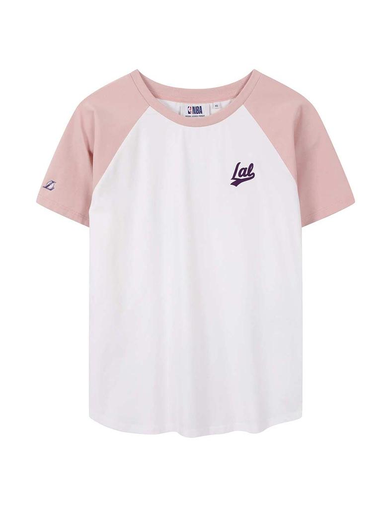 Enbiei Women'S Raglan Short Sleeve T-Shirt Off White