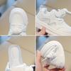 Spring and autumn new children's white sneakers, boys' sports shoes, lightweight girls' casual sneakers, soft-soled baby shoes