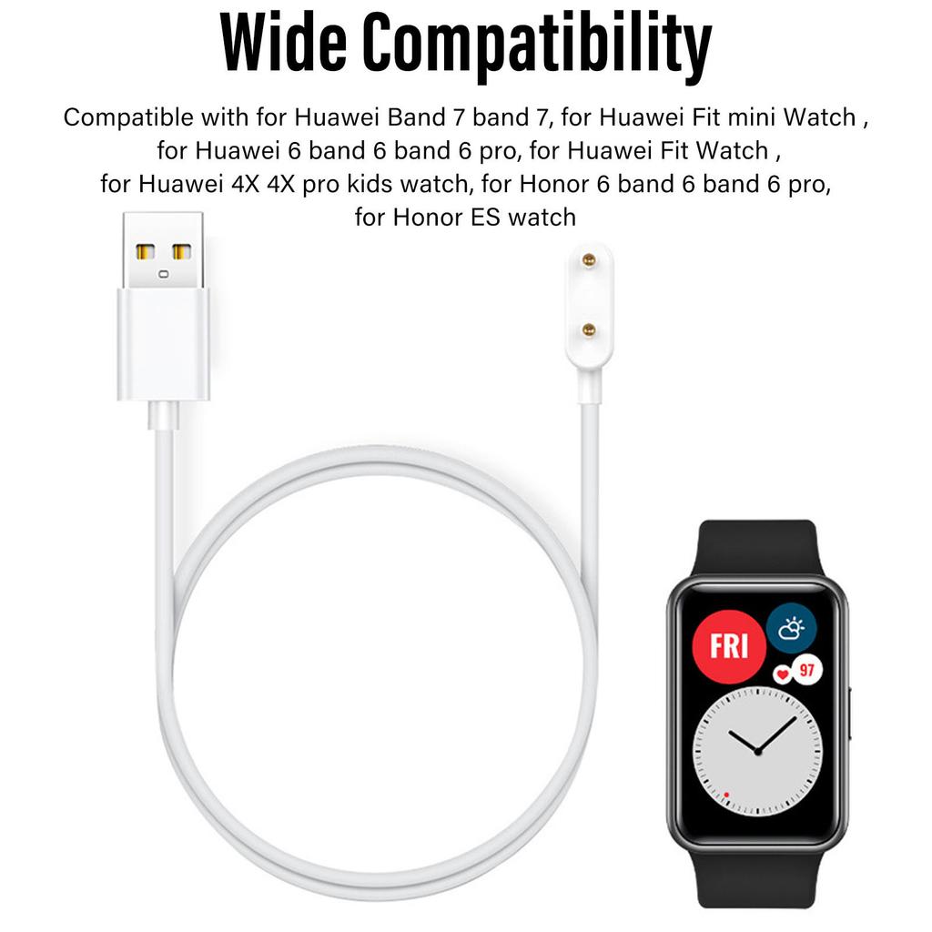 Smartwatch Charger Portable USB Watch Charging Cable Cord for Huawei 6 7 Band 6 7 for Honor 6 ES Watch