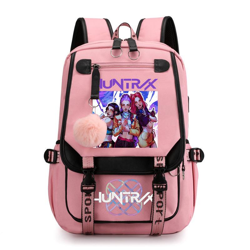 Witch Hunter Animation Cartoon Printed School Bag Large Capacity Junior High School Student Backpack