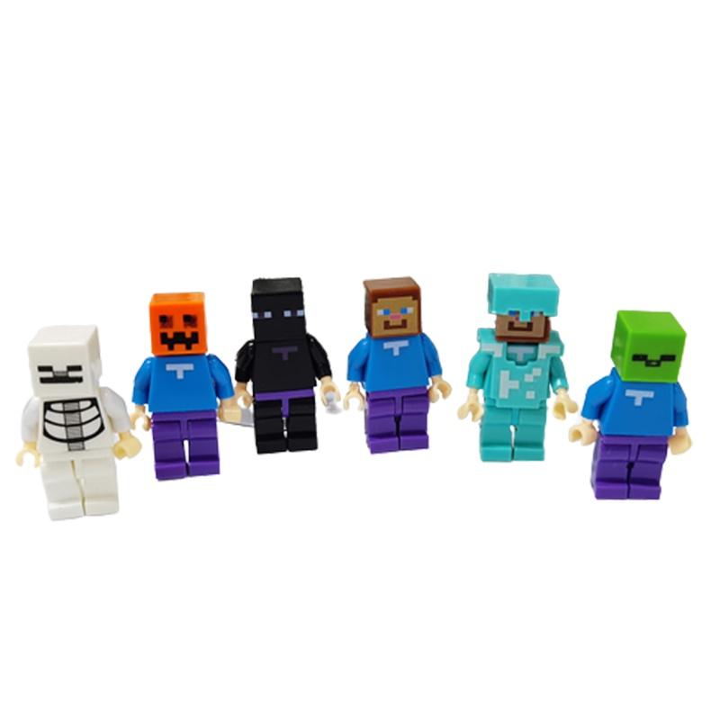 

Тема Строительство Блоки Майнкрафт Сборная Украшение для Торта Плагин Вечеринка 6 Dolls