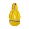 Hunderegenmantel Wasserdicht Mit Kapuze Pu-Regenjacke Outdoor-Regenbekleidung S-XL Für Kleine Mittlere Große Hunde Katzen