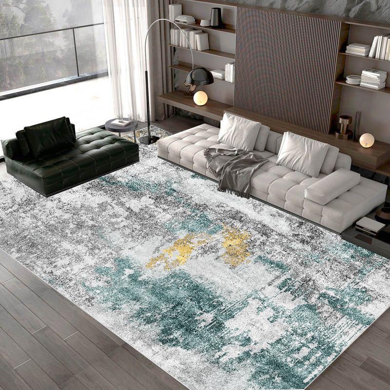 Nordic Livng Room Carpet Home Decoration Abstract Design Rug Bedroom Decor Area Rugs Washable Non-slip Dining Room Floor Mat