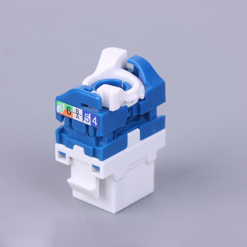 Whirling Wire Cat6 Rj45 Toolless Lan Insert Keystone Ethernet Module Jack Gigabit Utp Tool-Free Ineternet Socket