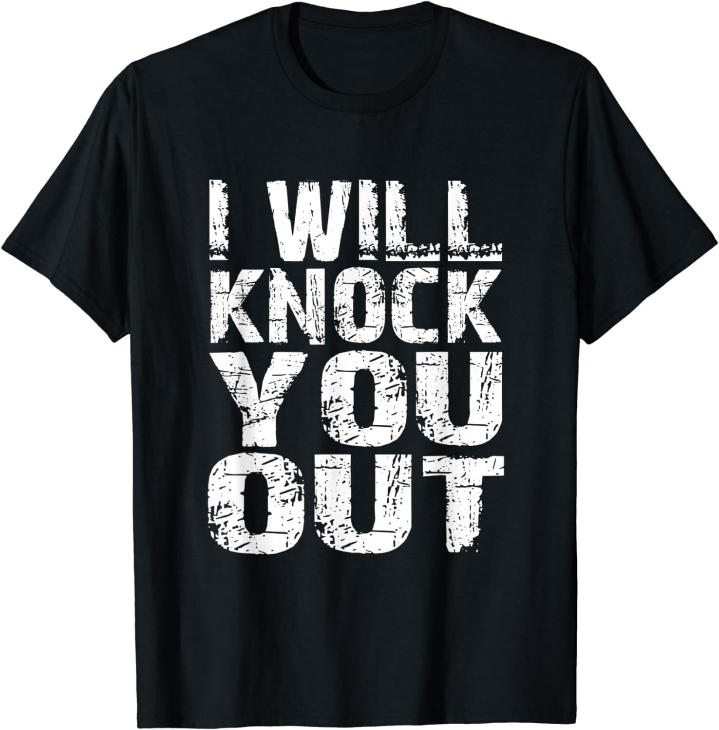 Funny Anesthesiology Anesthesiologist I Will Knock You Out Gift Unisex T-Shirt S