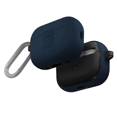 Uniq Clyde Lock Case for Airpods Pro 2(2022/2023) Blue-Dark Grey/Royal Blue-Dark Grey