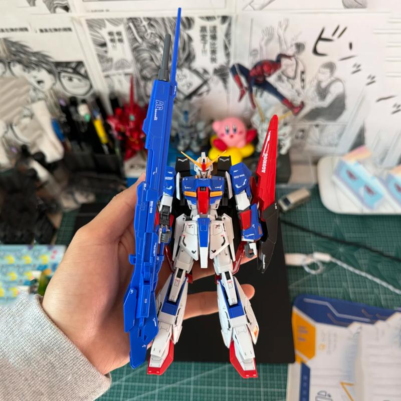 JMS HG 1/144 MSZ-006 ZETA Zestaw Modelarski do Składania Figurki Akcji Zabawki Puzzle dla Chłopców Prezenty Świąteczne Dekoracja Biurka Lalka Kolekcjonerska