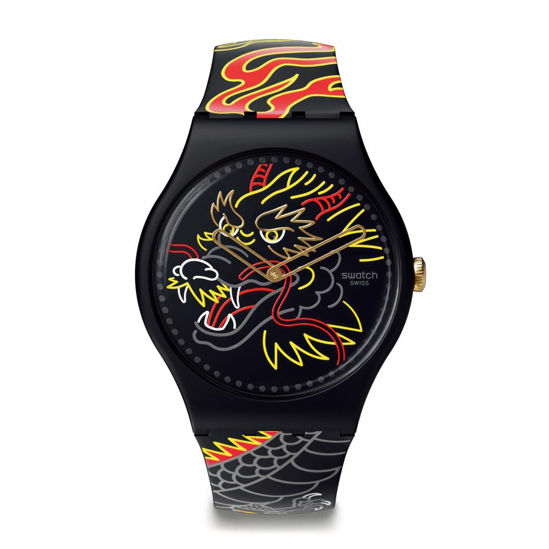 

[Swatch] Часы DRAGON IN WIND PAY SO29Z137-5300 Черный