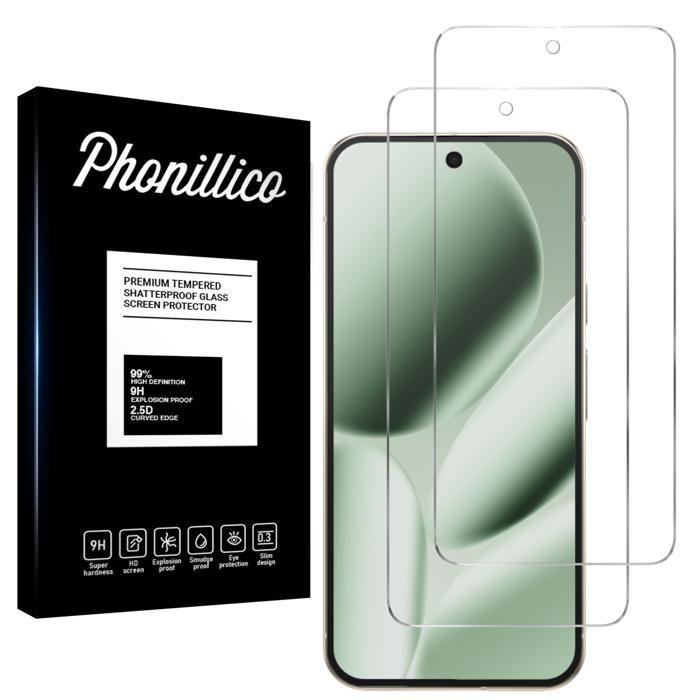 Verre Trempé - PHONILLICO - Google Pixel 10 Pro XL - Pack de 2 - Résistant aux rayures - Protection écran