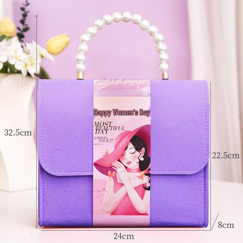 

2026 Women s Day Felt Bag: Practical Goddess Festival Gift for Employees