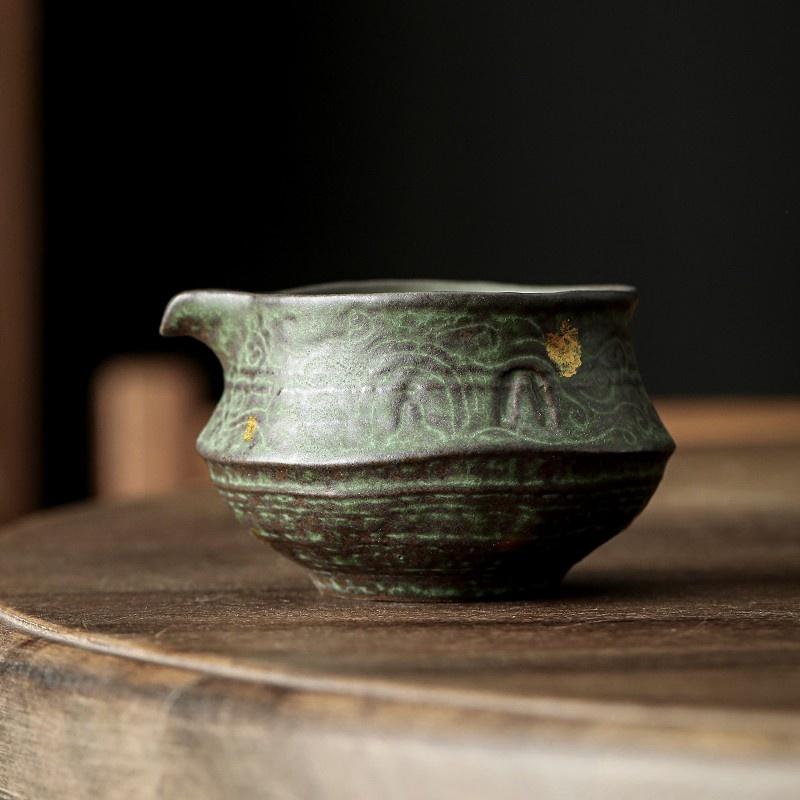 

Retro Japanese style Fair Cup Ceramic Kung Fu Vintage Tea Sea Chinese Teacup Teaware Tea Ceremony 200ml