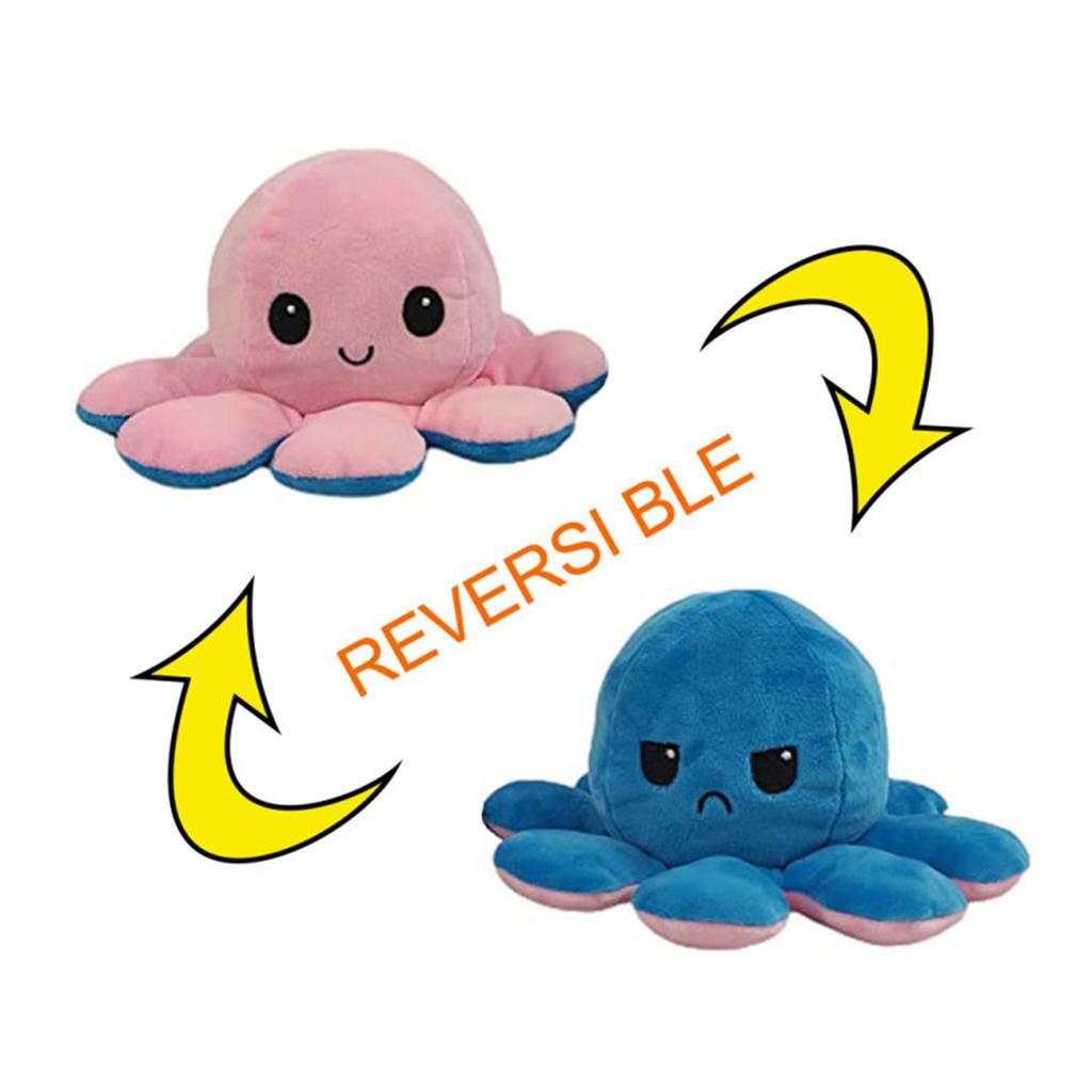 The Reversible Octopus Plushie Show your mood without saying a word!