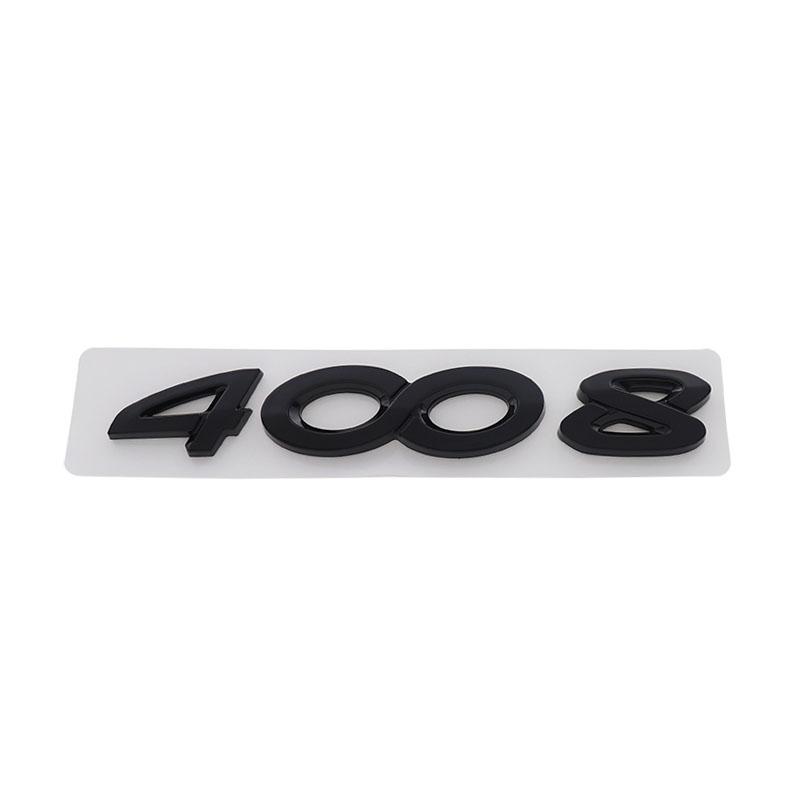 3D prémiové ABS 4008 písmená pre auto 4008 Blatník kufor Zadná kapota Nálepka Znak Odznak Nálepka