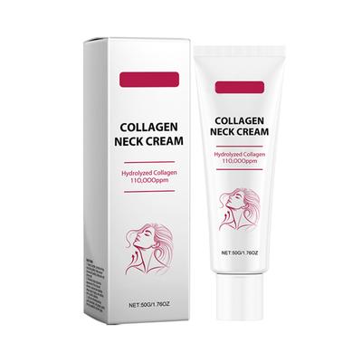 Kollagen-Halscreme, straffende und straffende Halscreme, straffende Anti-Falten-Feuchtigkeitscreme, glatte Pflegecreme, Halscreme