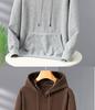 2025 Autumn/Winter Unisex Fleece-Lined Hooded Sweatshirt: Youth Fashion Trend, Solid Color, Versatile, Thickened Design.